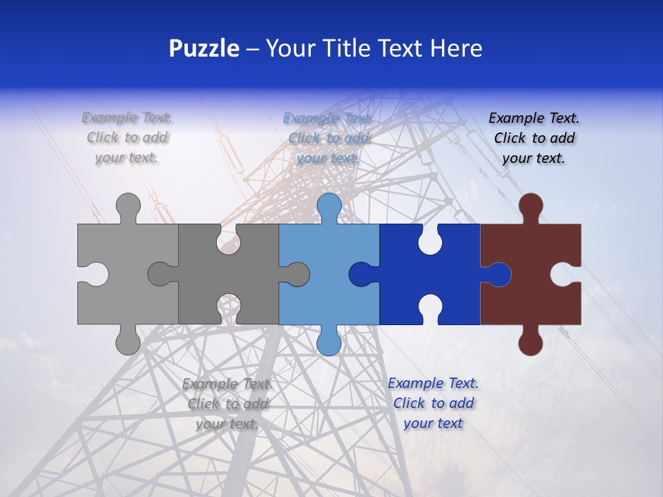 Equipment Energetic Line PowerPoint Template