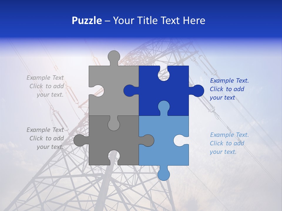 Equipment Energetic Line PowerPoint Template