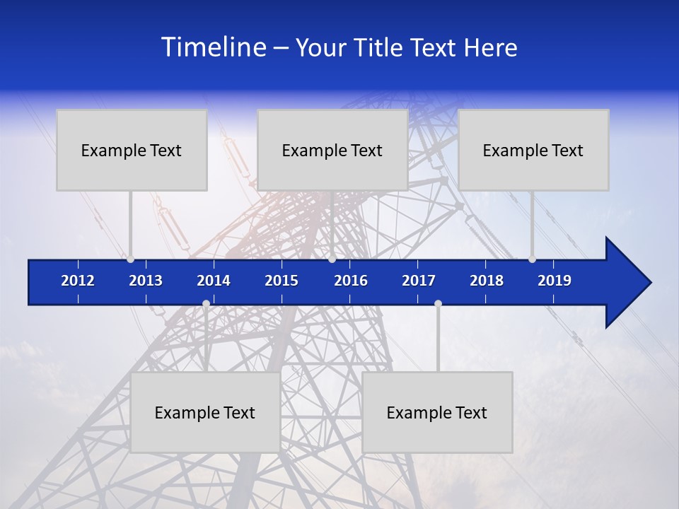 Equipment Energetic Line PowerPoint Template
