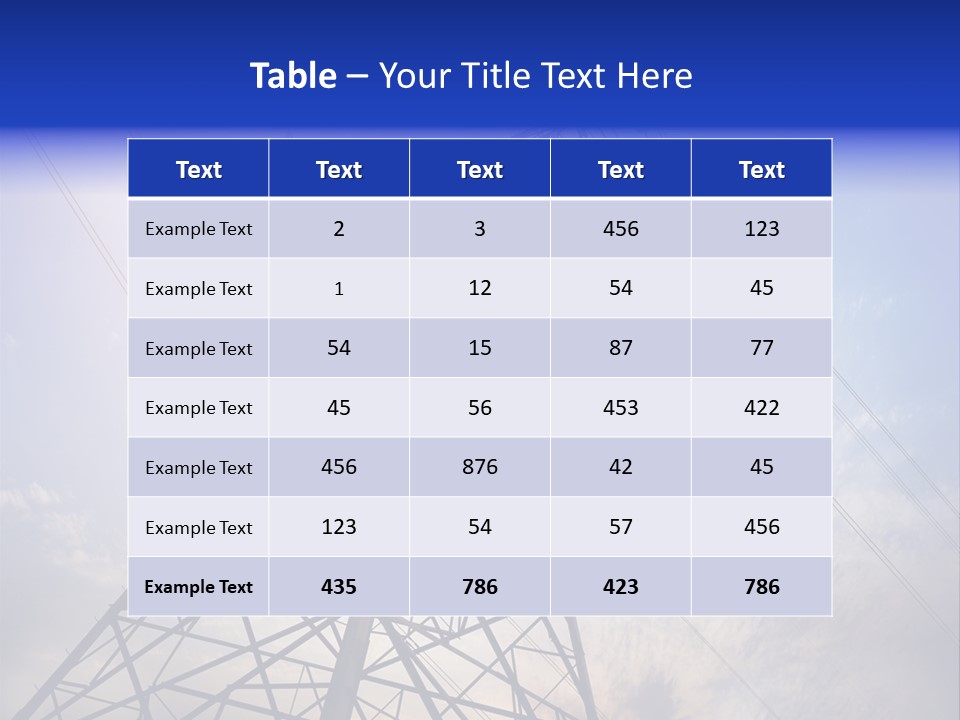 Equipment Energetic Line PowerPoint Template