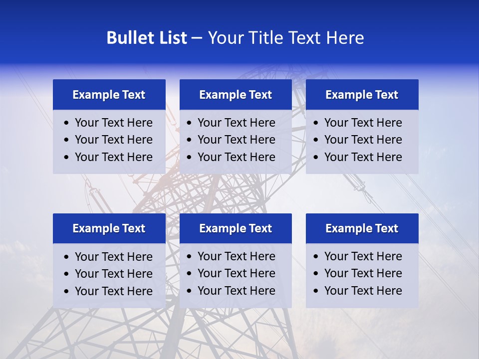 Equipment Energetic Line PowerPoint Template