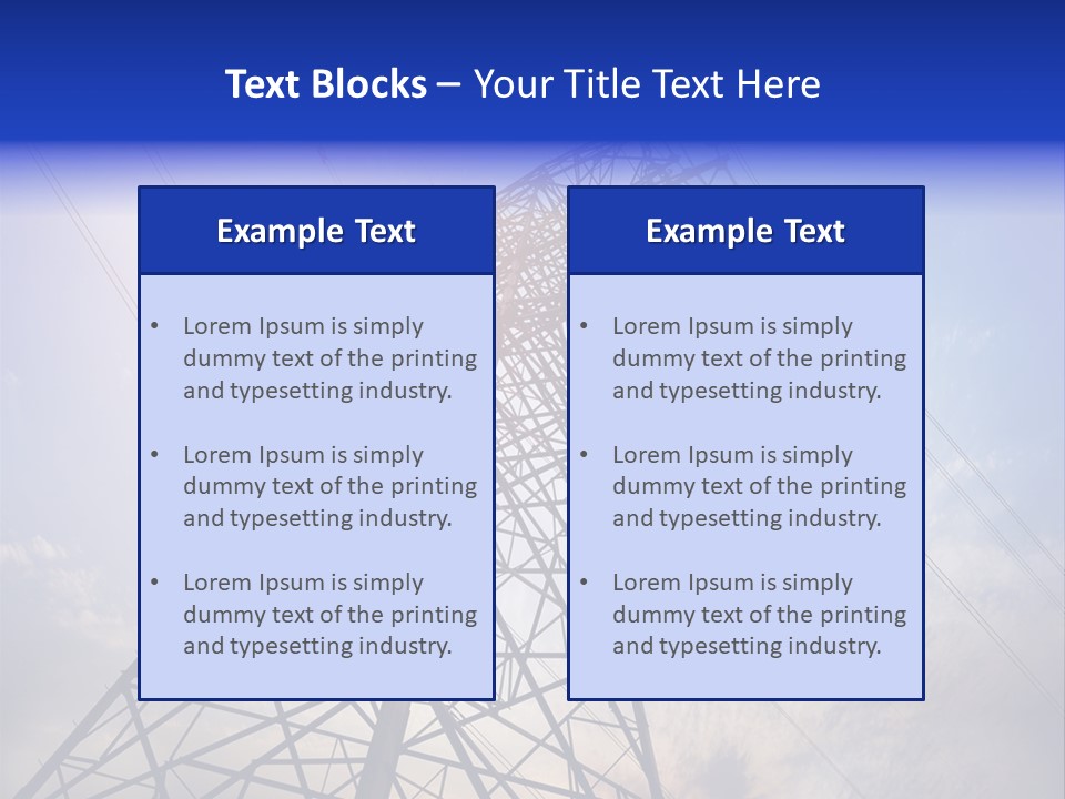 Equipment Energetic Line PowerPoint Template