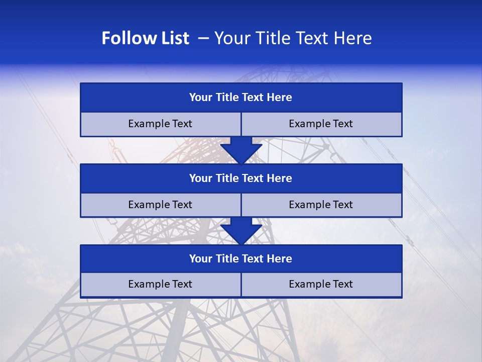 Equipment Energetic Line PowerPoint Template