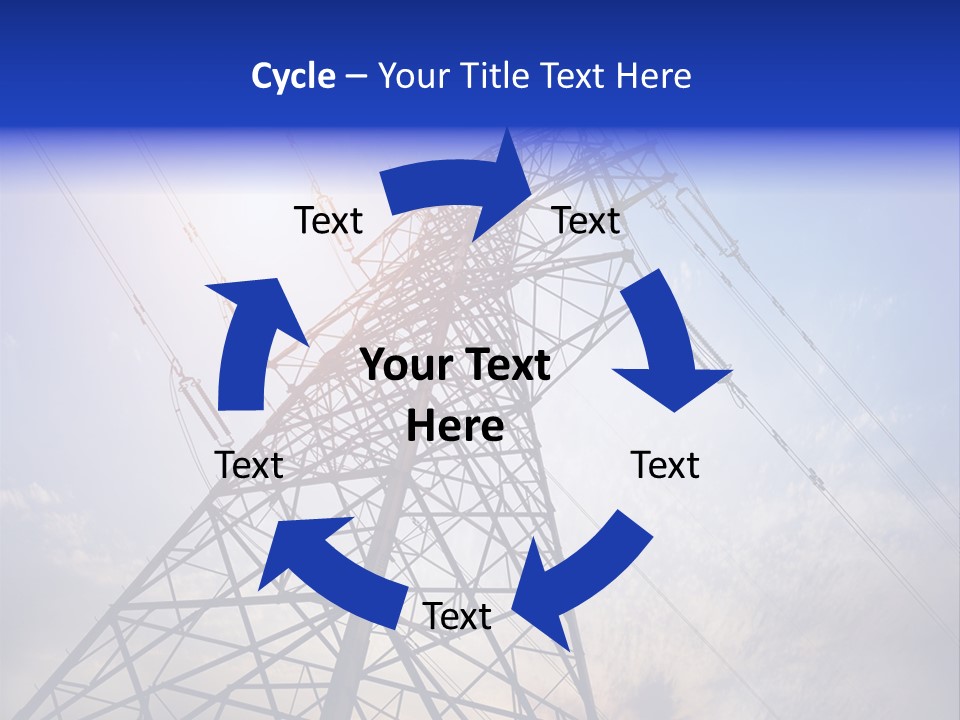 Equipment Energetic Line PowerPoint Template