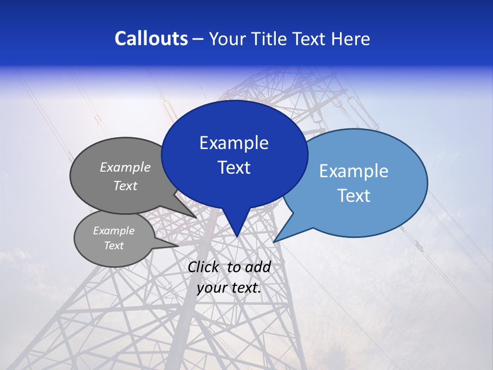 Equipment Energetic Line PowerPoint Template