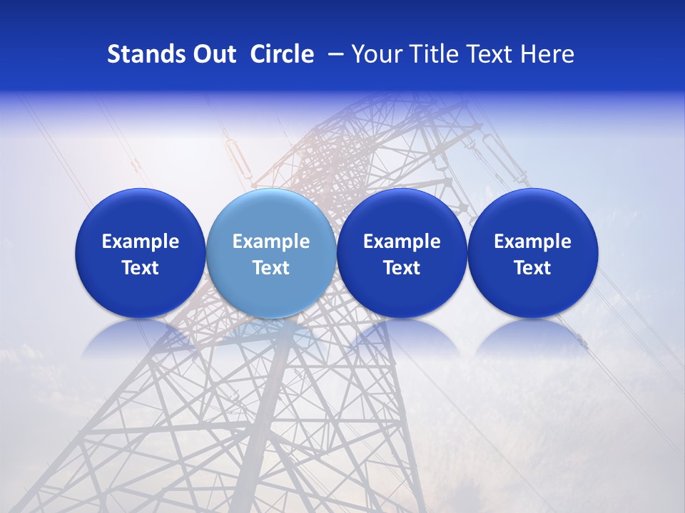 Equipment Energetic Line PowerPoint Template
