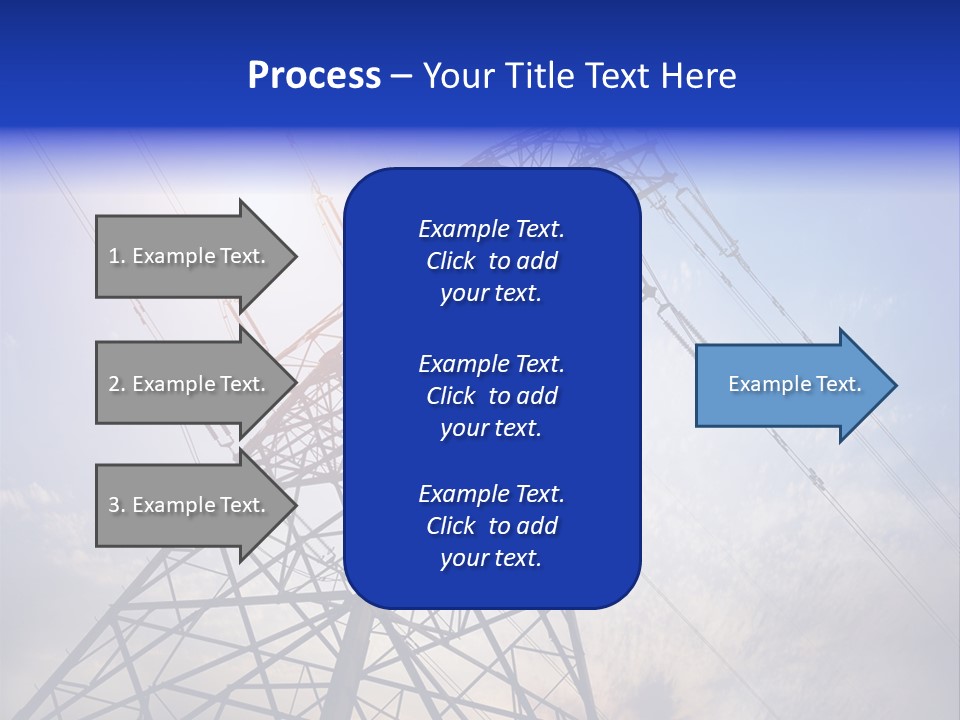 Equipment Energetic Line PowerPoint Template