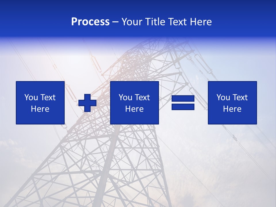 Equipment Energetic Line PowerPoint Template