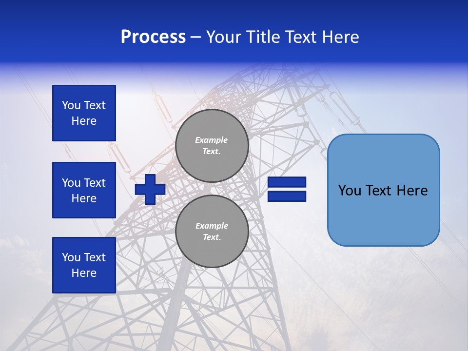 Equipment Energetic Line PowerPoint Template