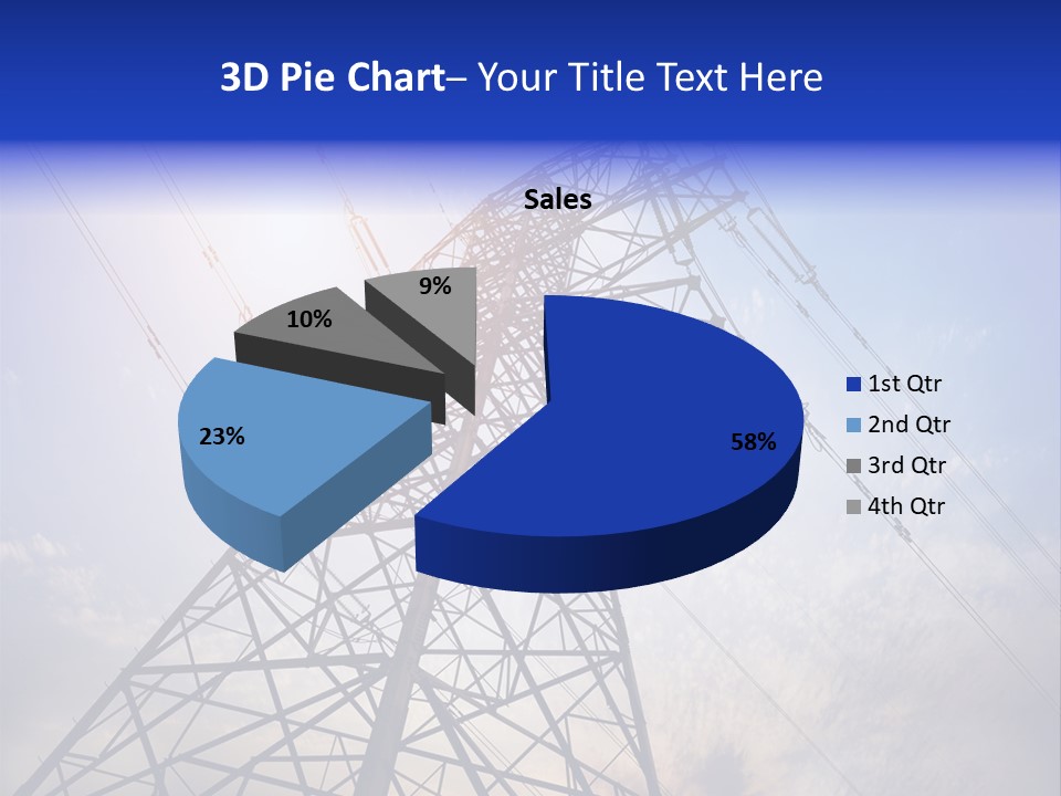 Equipment Energetic Line PowerPoint Template