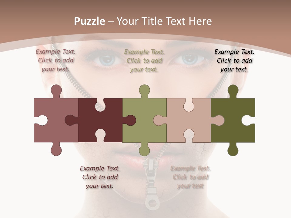 Complexion Hygiene White PowerPoint Template