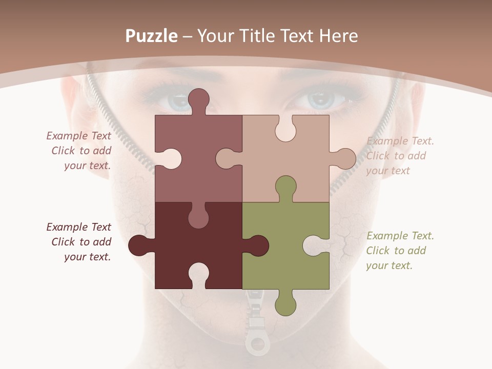Complexion Hygiene White PowerPoint Template