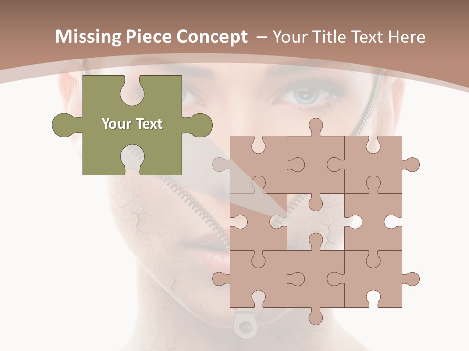 Complexion Hygiene White PowerPoint Template