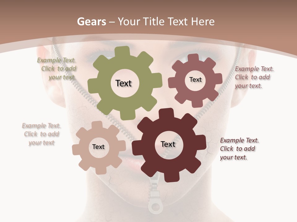 Complexion Hygiene White PowerPoint Template