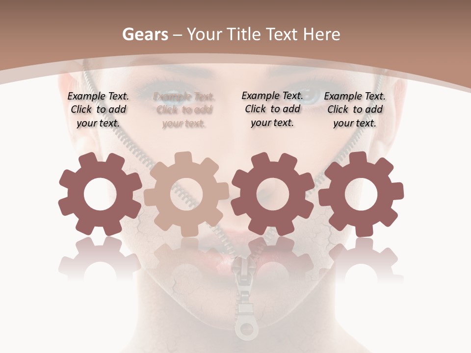 Complexion Hygiene White PowerPoint Template