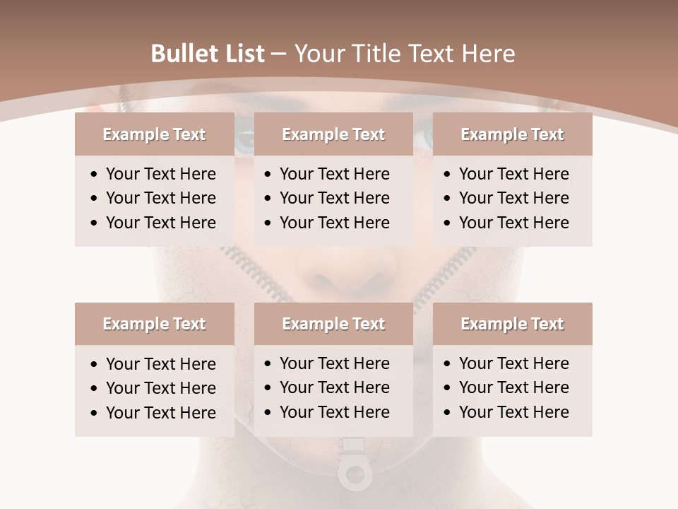Complexion Hygiene White PowerPoint Template