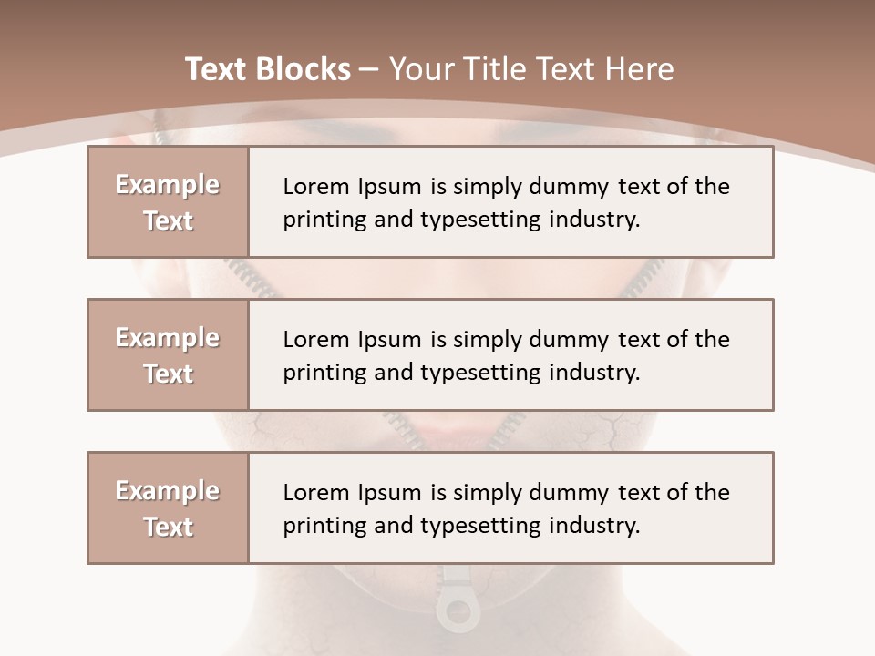 Complexion Hygiene White PowerPoint Template