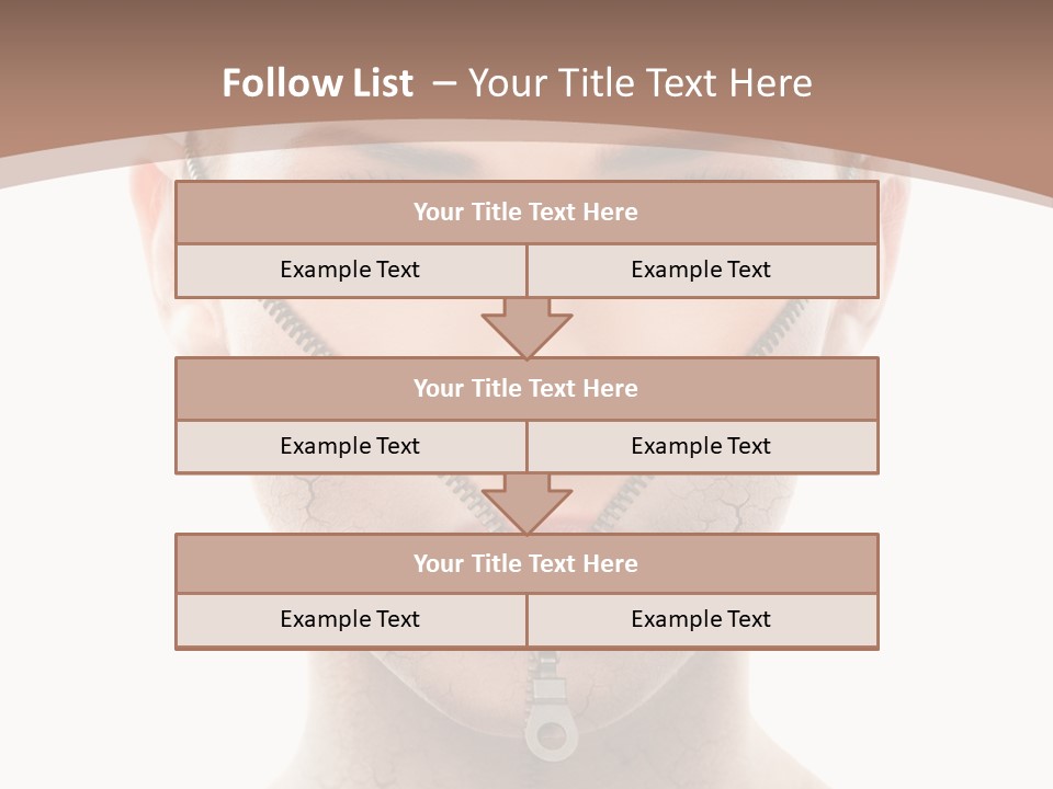 Complexion Hygiene White PowerPoint Template