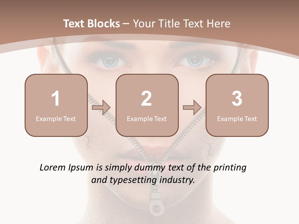 Complexion Hygiene White PowerPoint Template
