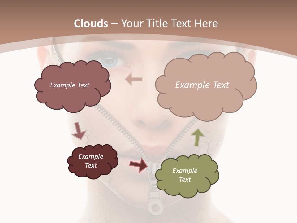 Complexion Hygiene White PowerPoint Template