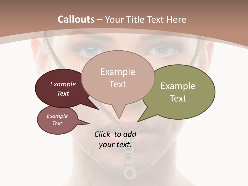 Complexion Hygiene White PowerPoint Template