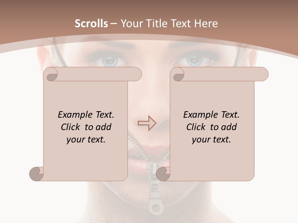 Complexion Hygiene White PowerPoint Template