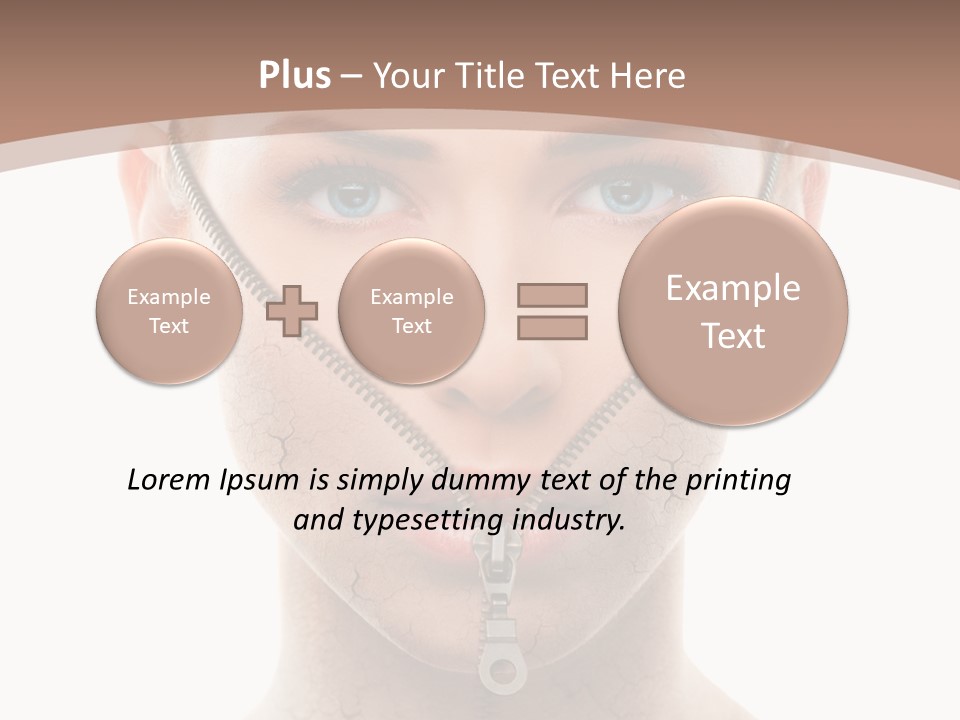 Complexion Hygiene White PowerPoint Template
