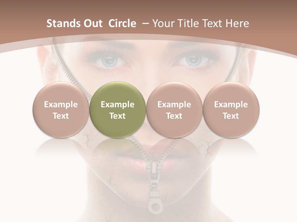 Complexion Hygiene White PowerPoint Template