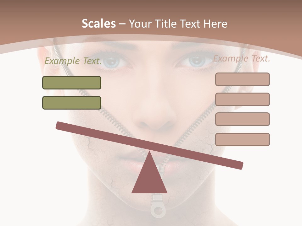Complexion Hygiene White PowerPoint Template