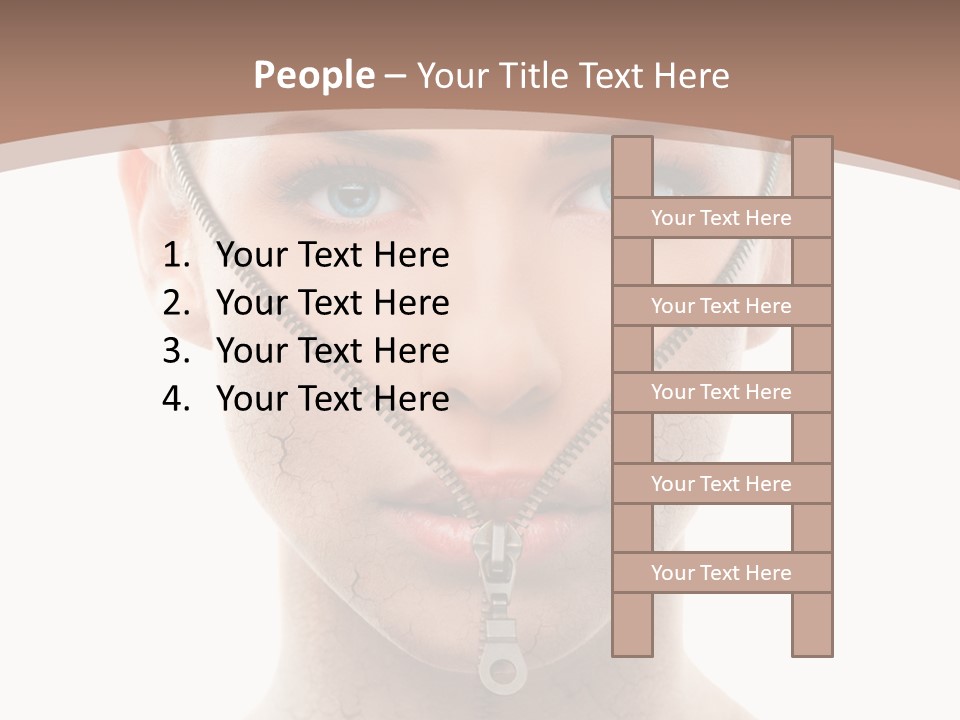 Complexion Hygiene White PowerPoint Template