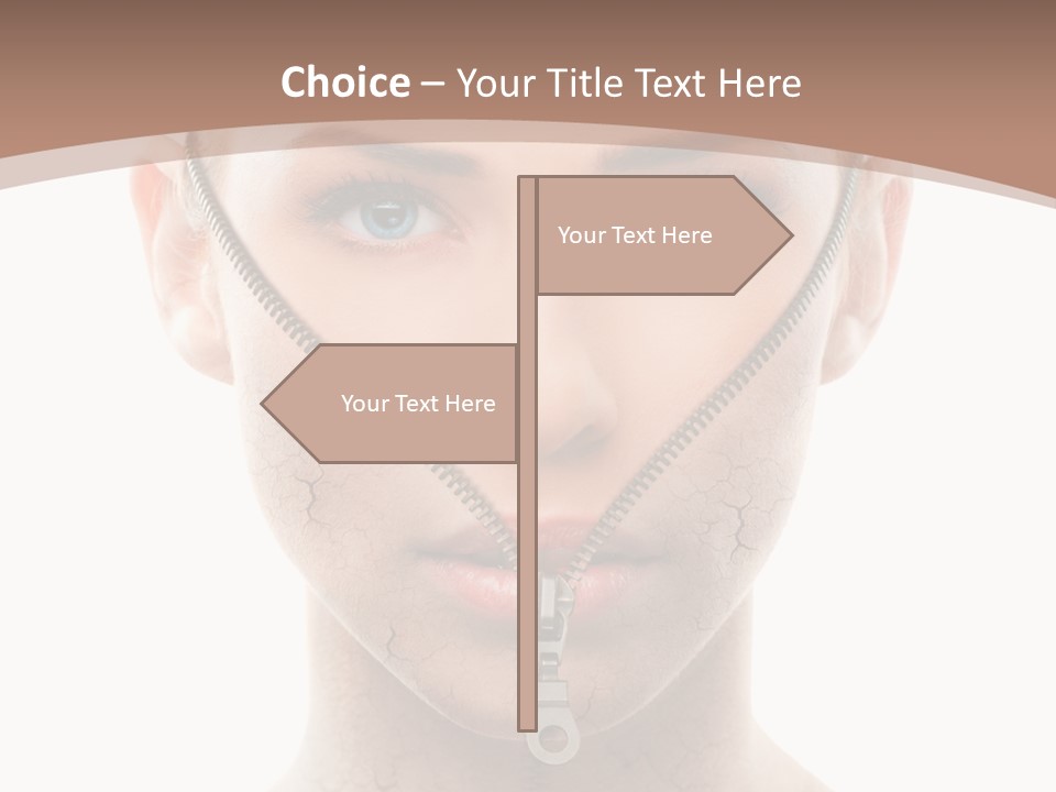 Complexion Hygiene White PowerPoint Template