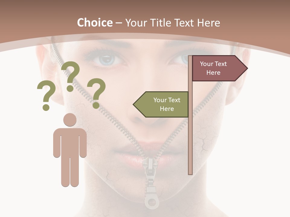 Complexion Hygiene White PowerPoint Template