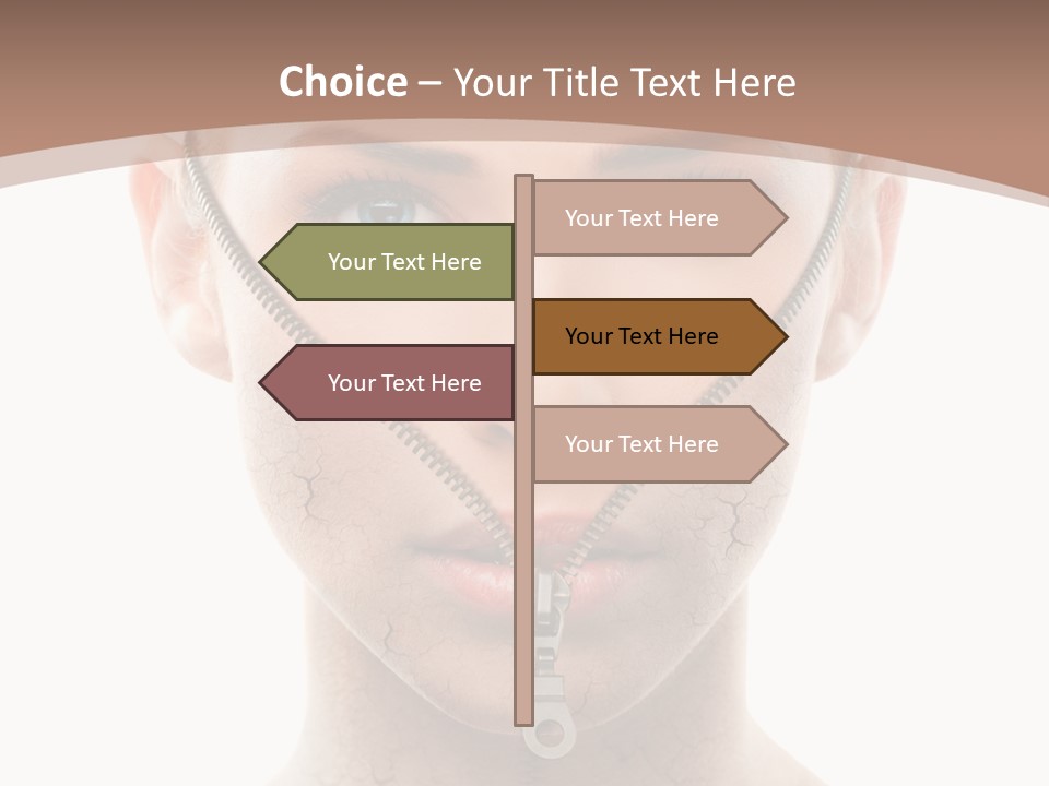 Complexion Hygiene White PowerPoint Template