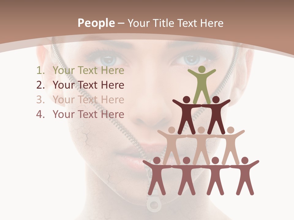 Complexion Hygiene White PowerPoint Template
