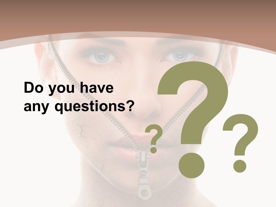 Complexion Hygiene White PowerPoint Template