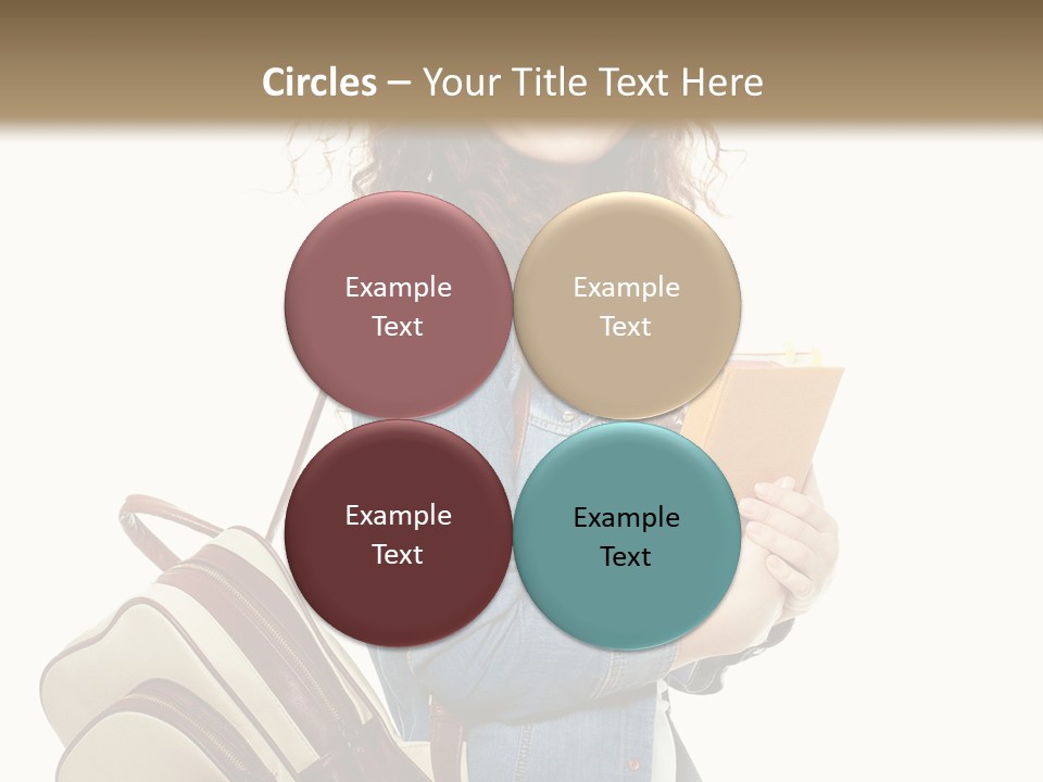 Portrait Exercise Caucasian PowerPoint Template