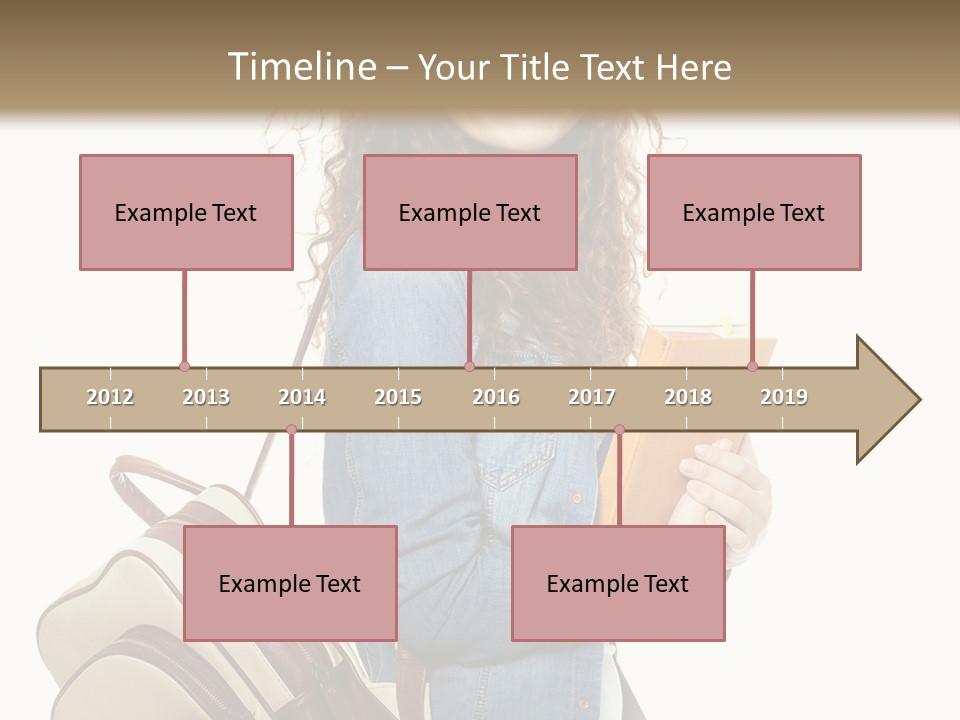 Portrait Exercise Caucasian PowerPoint Template