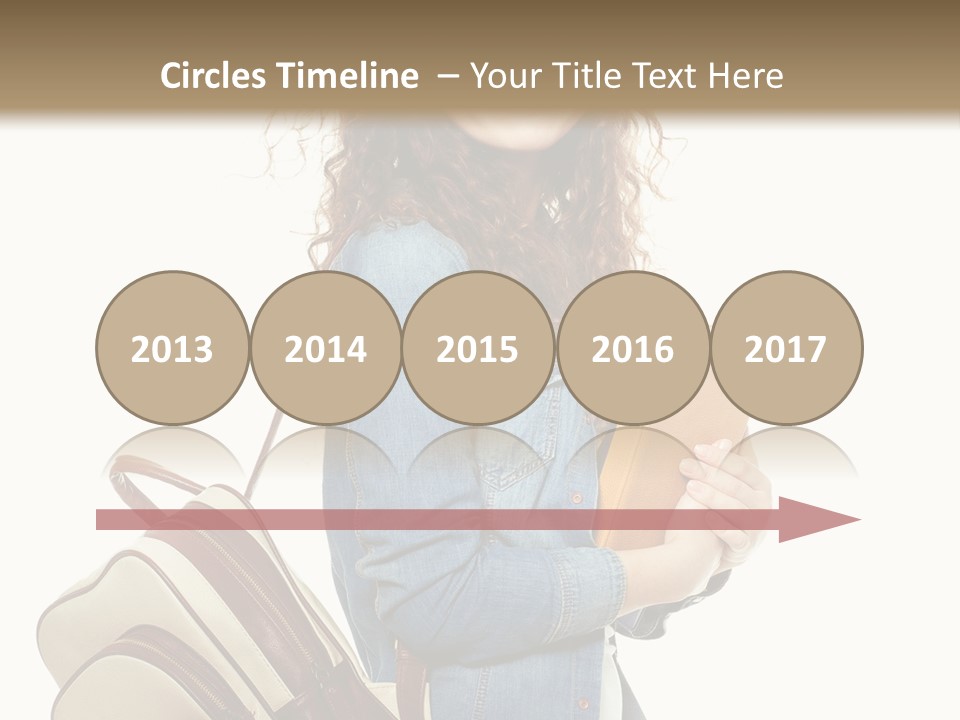 Portrait Exercise Caucasian PowerPoint Template