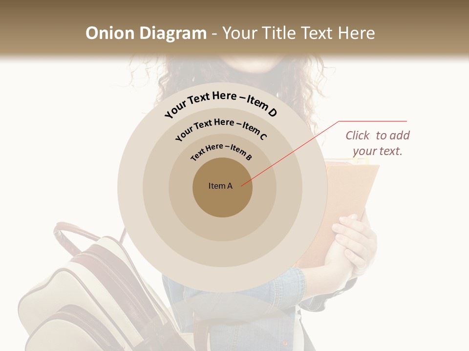 Portrait Exercise Caucasian PowerPoint Template