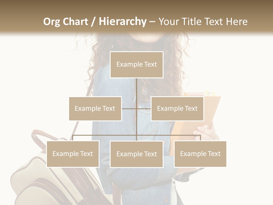 Portrait Exercise Caucasian PowerPoint Template