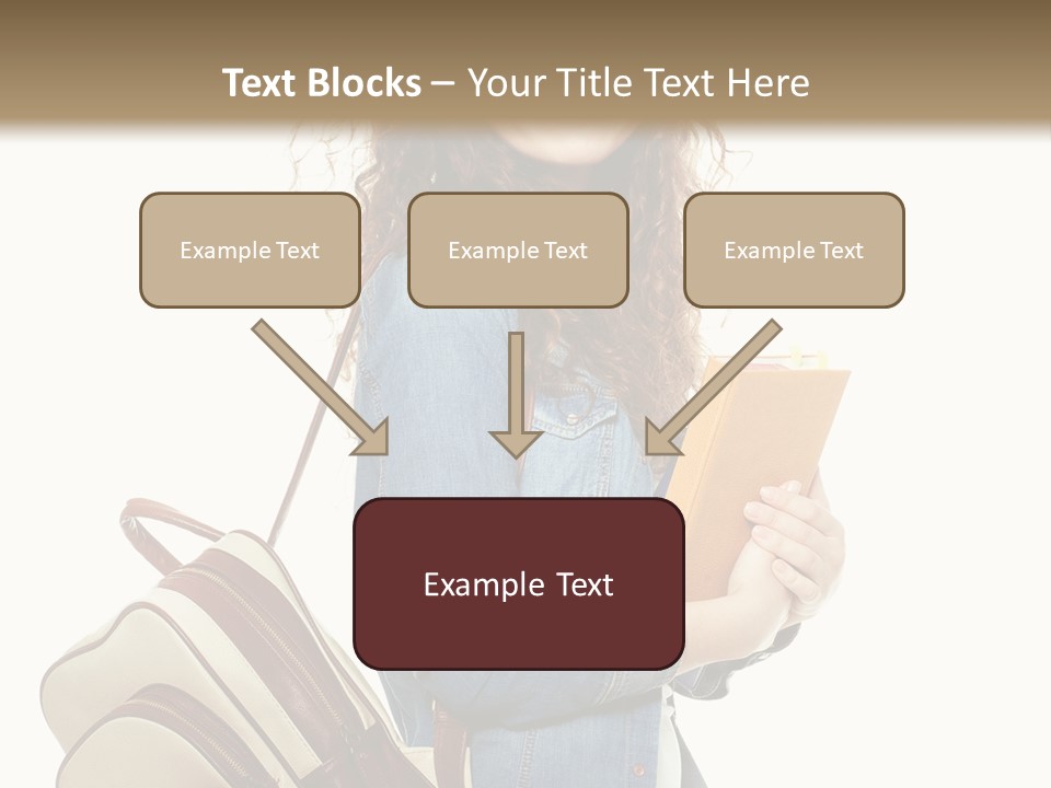 Portrait Exercise Caucasian PowerPoint Template
