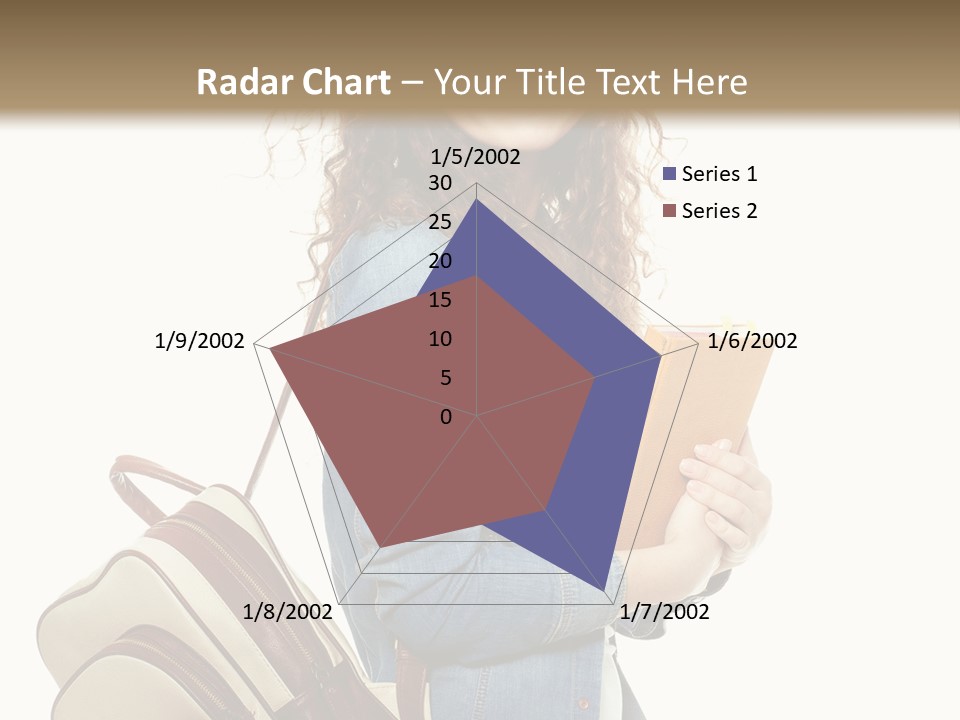 Portrait Exercise Caucasian PowerPoint Template