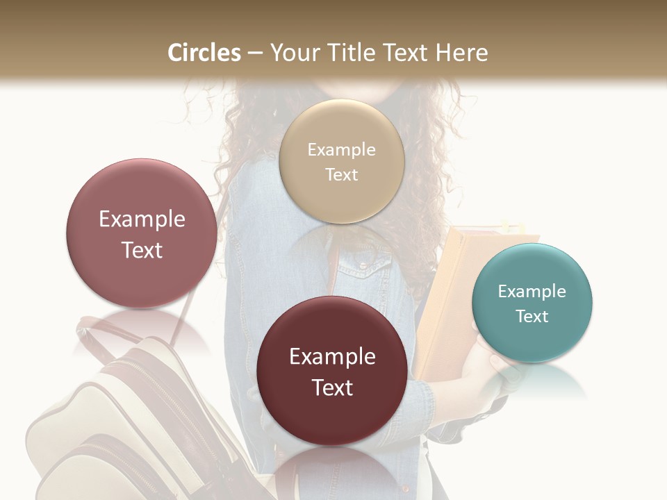 Portrait Exercise Caucasian PowerPoint Template