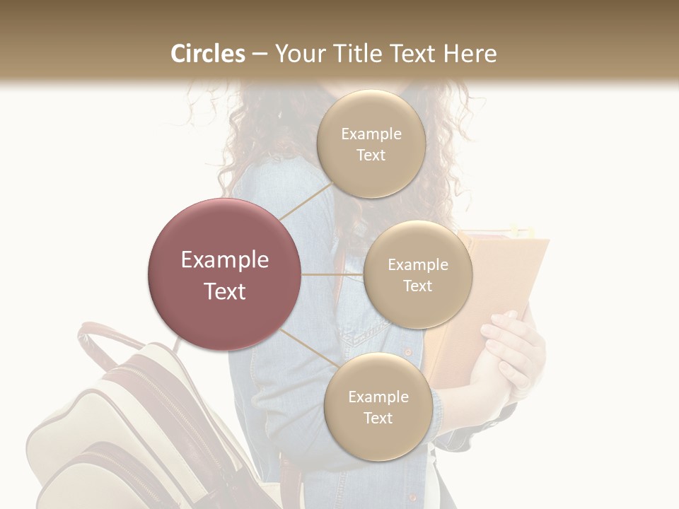 Portrait Exercise Caucasian PowerPoint Template