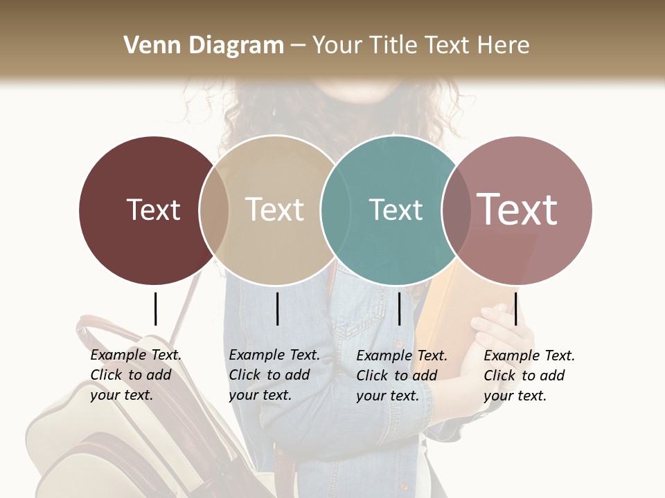 Portrait Exercise Caucasian PowerPoint Template