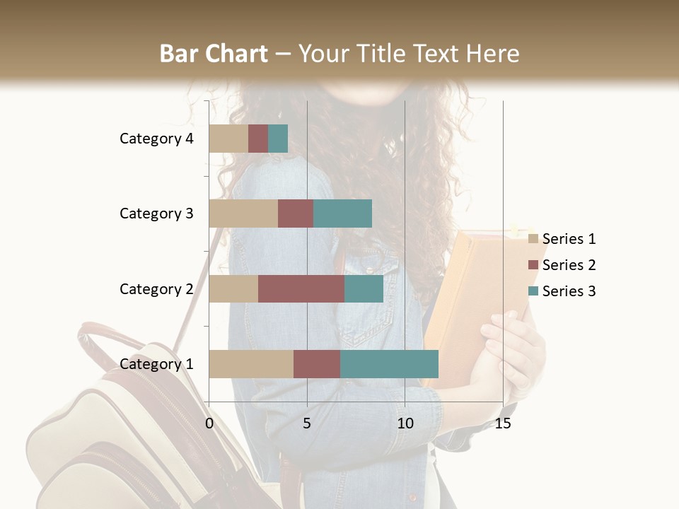 Portrait Exercise Caucasian PowerPoint Template