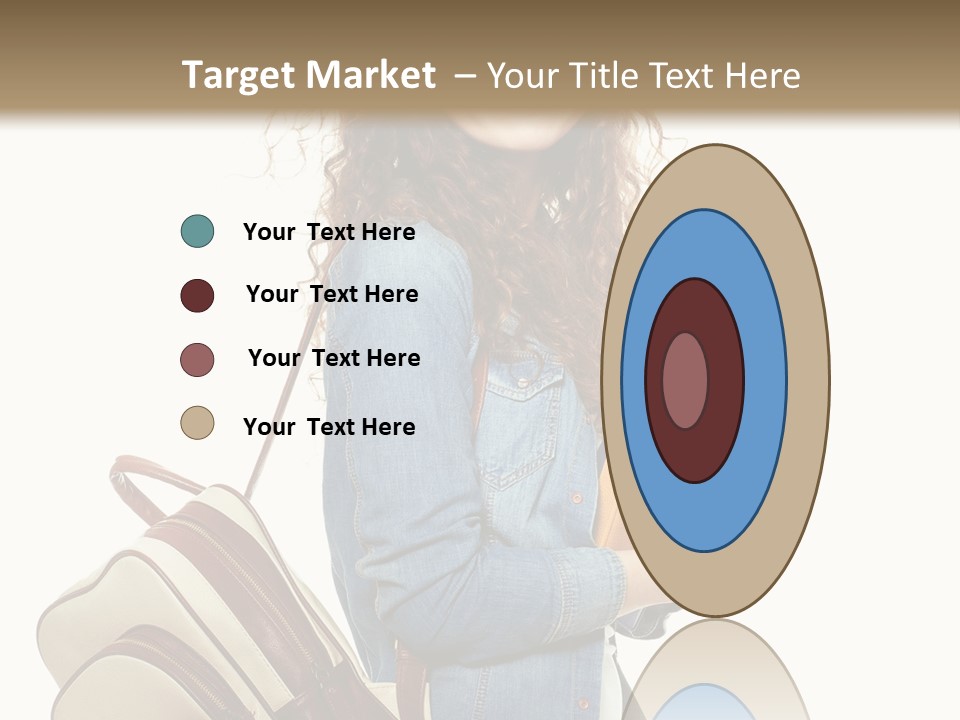 Portrait Exercise Caucasian PowerPoint Template