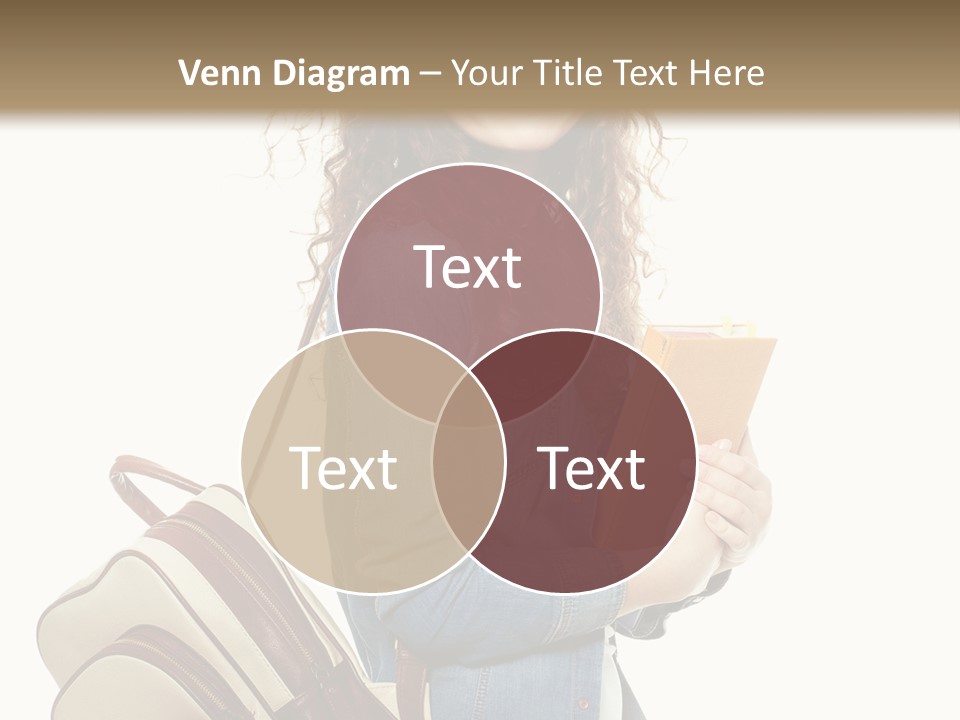 Portrait Exercise Caucasian PowerPoint Template