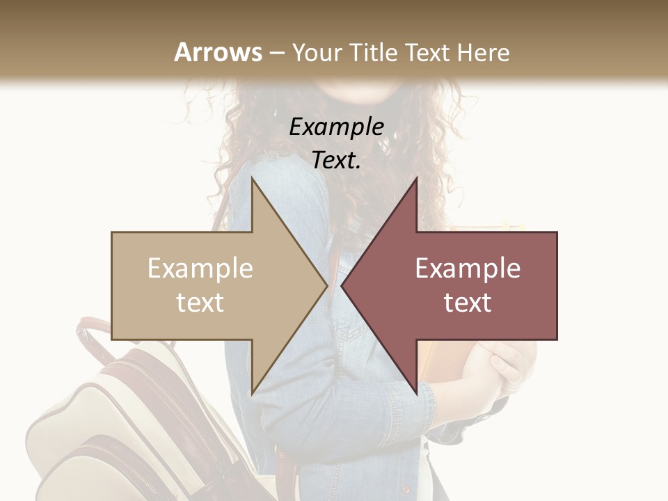 Portrait Exercise Caucasian PowerPoint Template