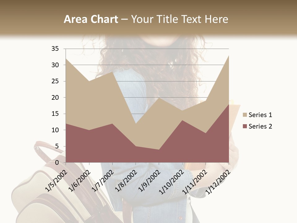 Portrait Exercise Caucasian PowerPoint Template